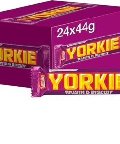 Nestlé Yorkie Raisin and Biscuit Milk Chocolate Bars, 24 x 44 g