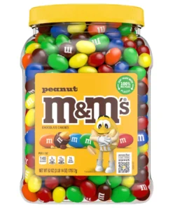 M&M's Chocolate Candy, Peanut, 62 oz Jar