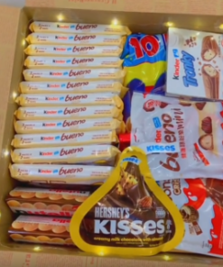 Kinder & Hershey's Chocolate Gift Box – Mixed Treats Variety Pack for Sharing & Gifting