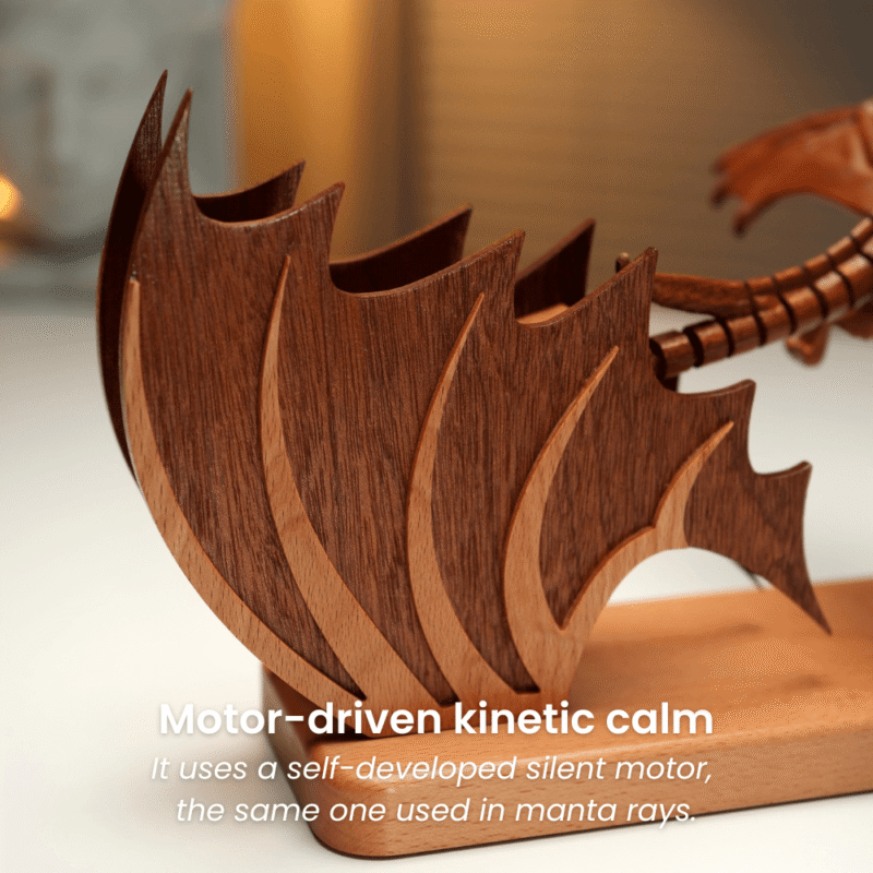 Zhiqier Handcrafted Wooden Gothic Dragon Automaton