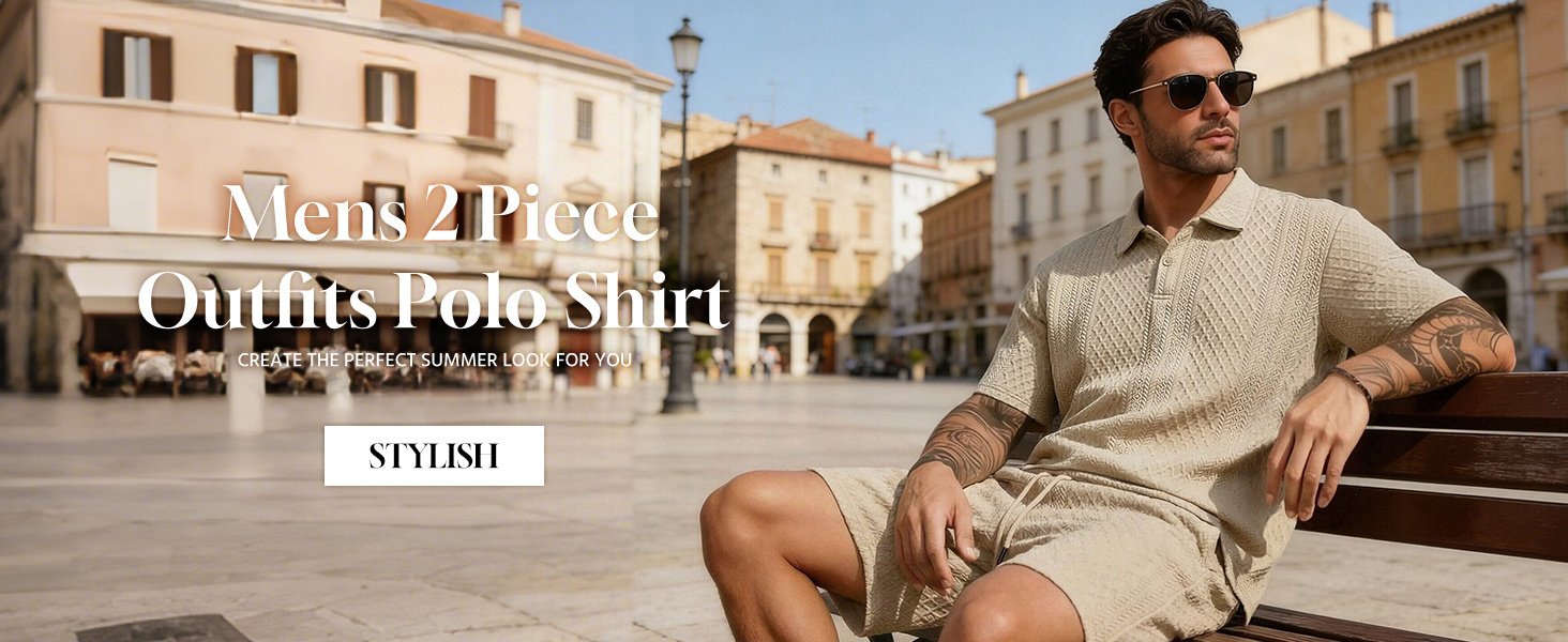 Men's 2 Pieces Outfits Casual