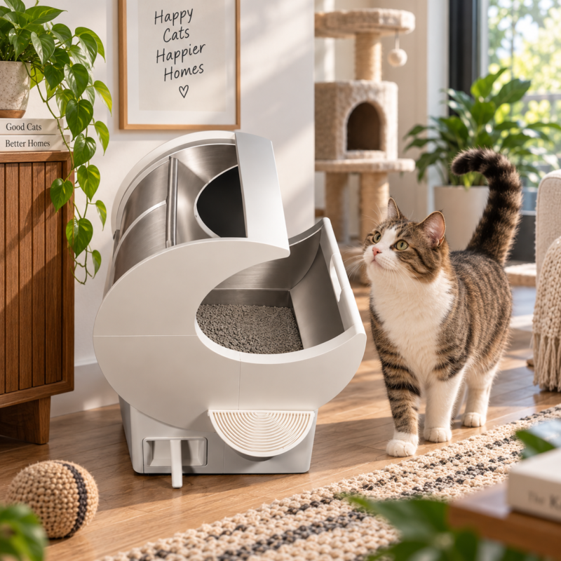 Clean Your Litter Box in 5 Seconds — No Electricity