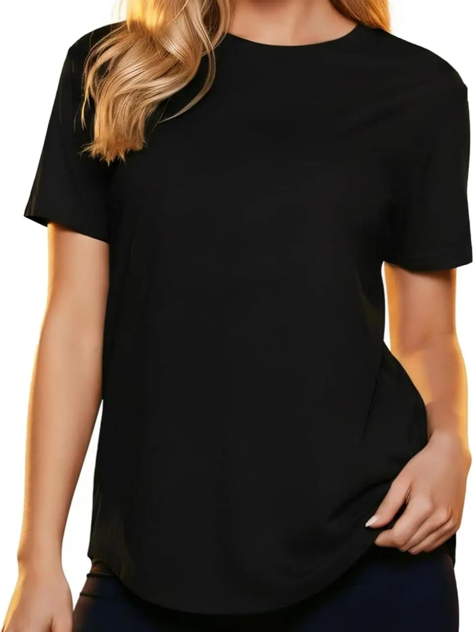 【Limited time deal】Women’s Summer Undershirt Short Sleeve T-Shirt