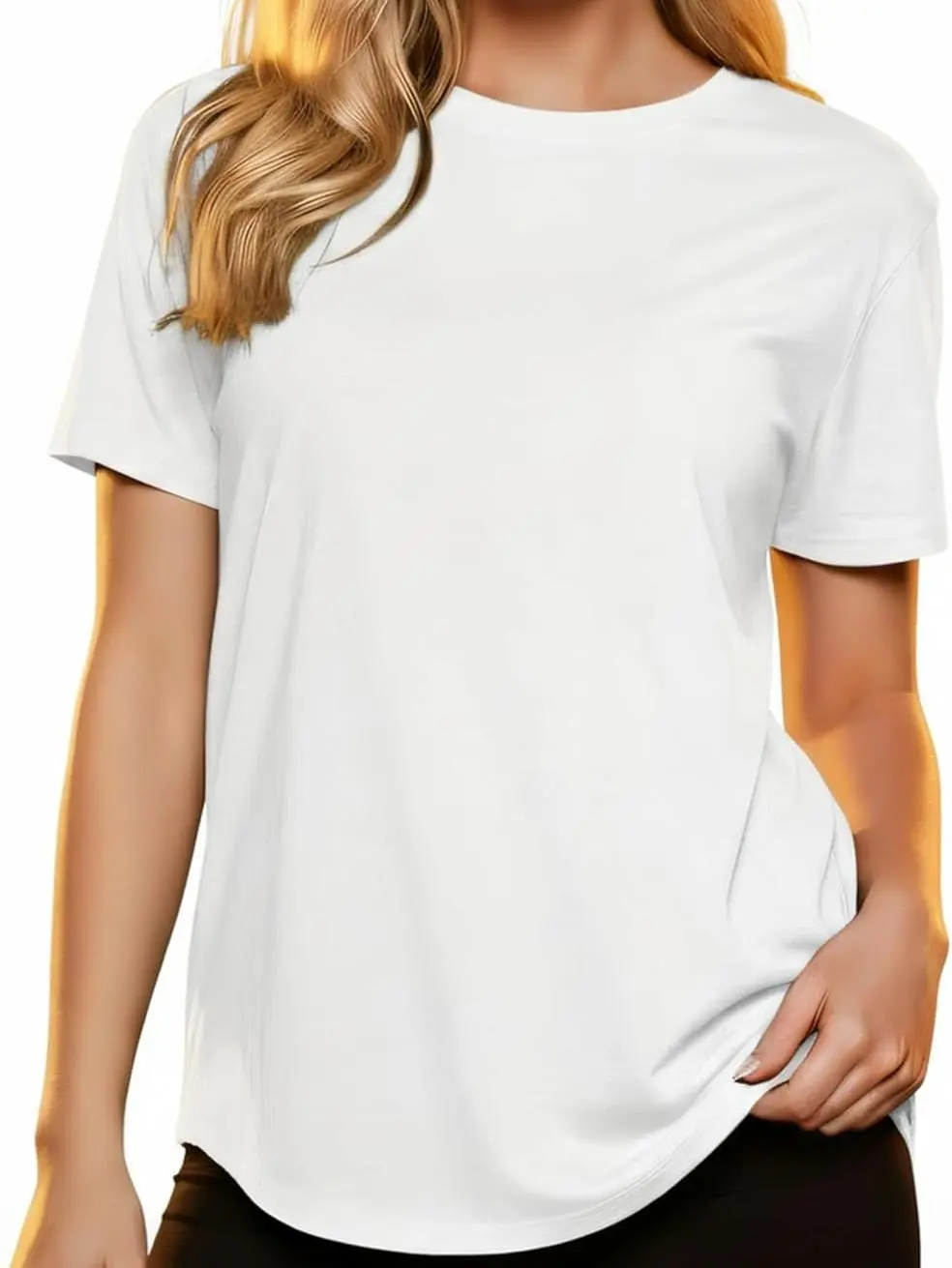 【Limited time deal】Women’s Summer Undershirt Short Sleeve T-Shirt