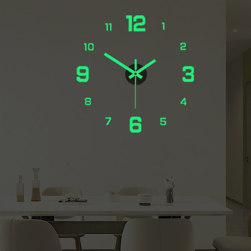 🥳2026 HOT SALE🥳⏰3D DIY Luminous Acrylic Wall Clock Set